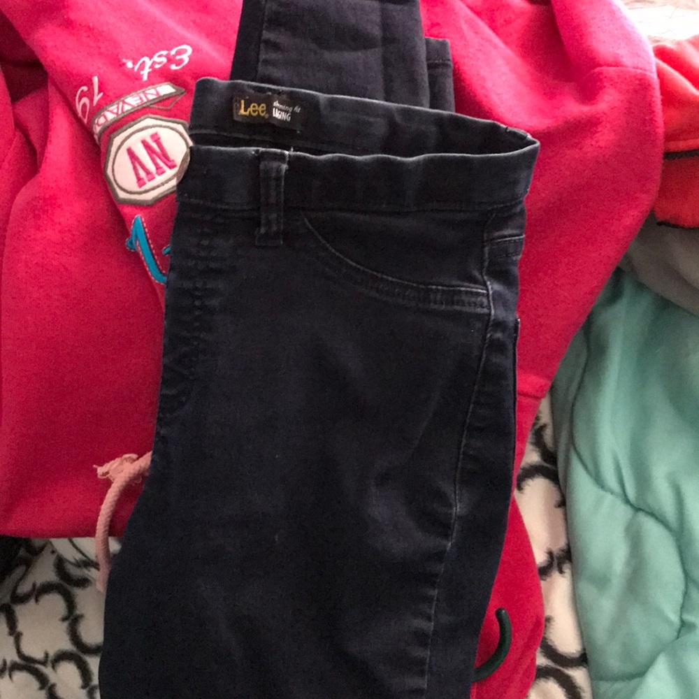 Lee navy jeggings